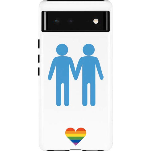 Blue Pride Pixel Cases